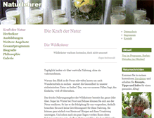 Tablet Screenshot of naturlehrer.de